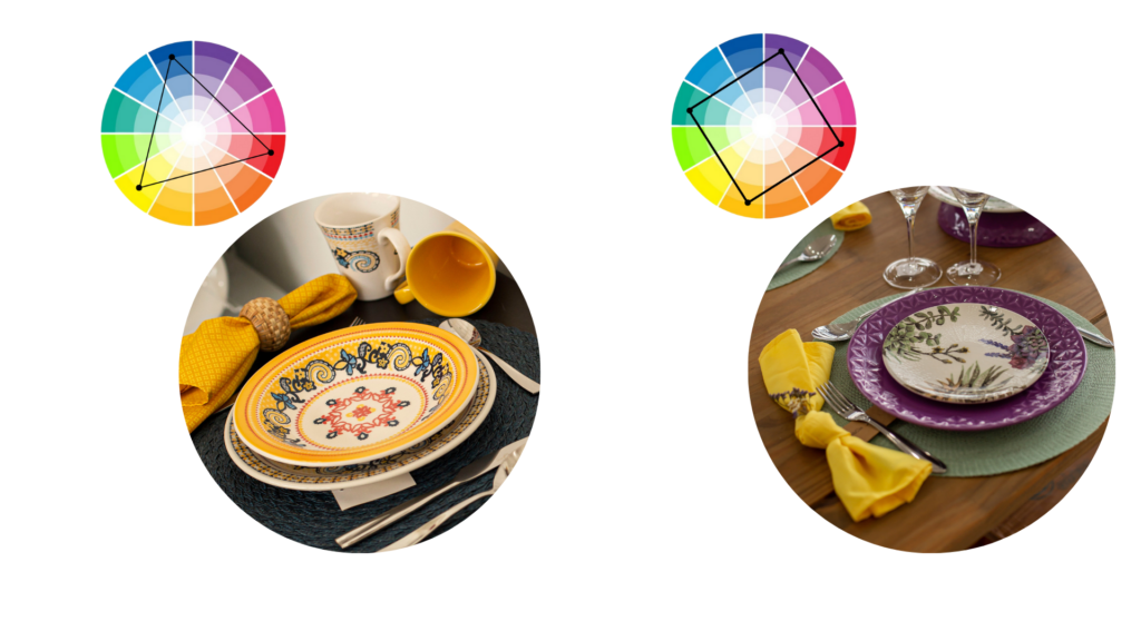 Como fazer a combinação de cores na sua mesa - Blog Porcelouças